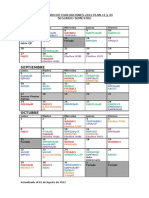 Calendario 2012 Segundo Semestre Plan 11 y 44