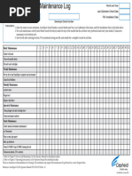GeneXpert System Maintenance Log | PDF