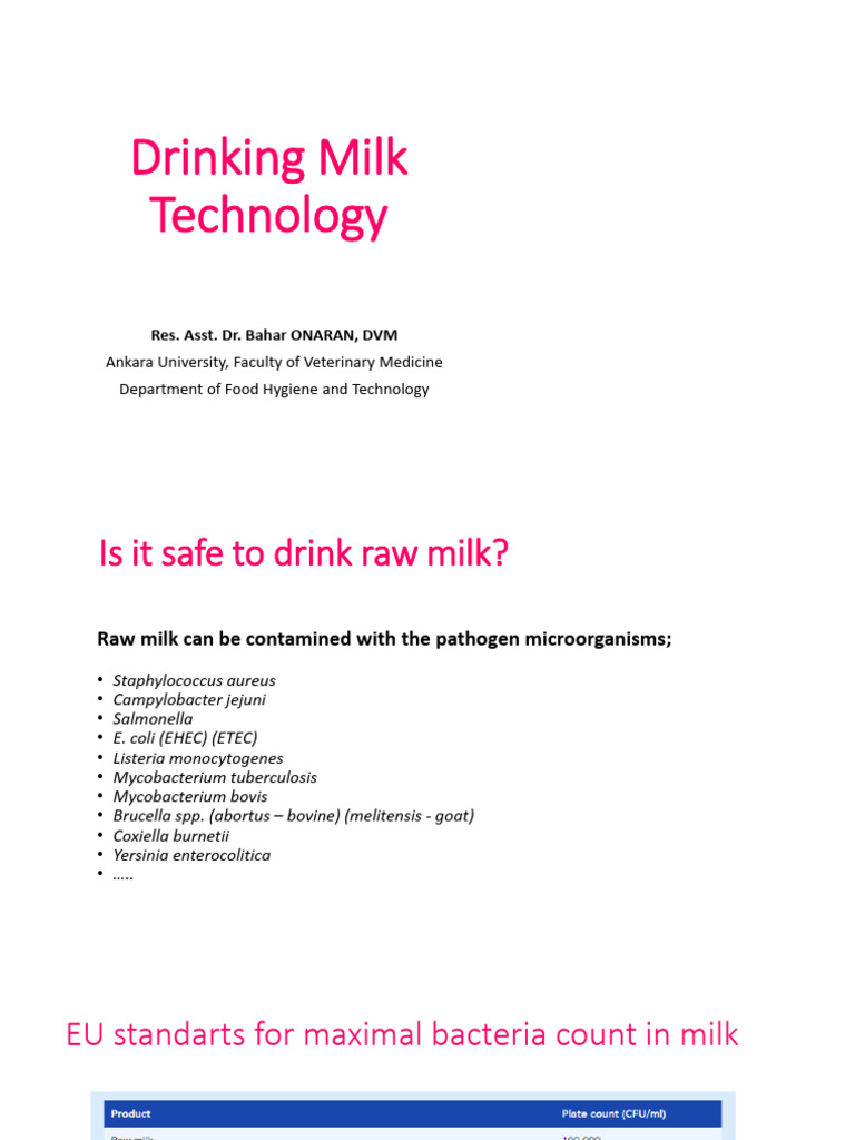 5 - Drinking Milk Technology | PDF
