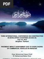 Pavement Impact Assessment Due To Overloading of Commercial Vehicles in Pakistan