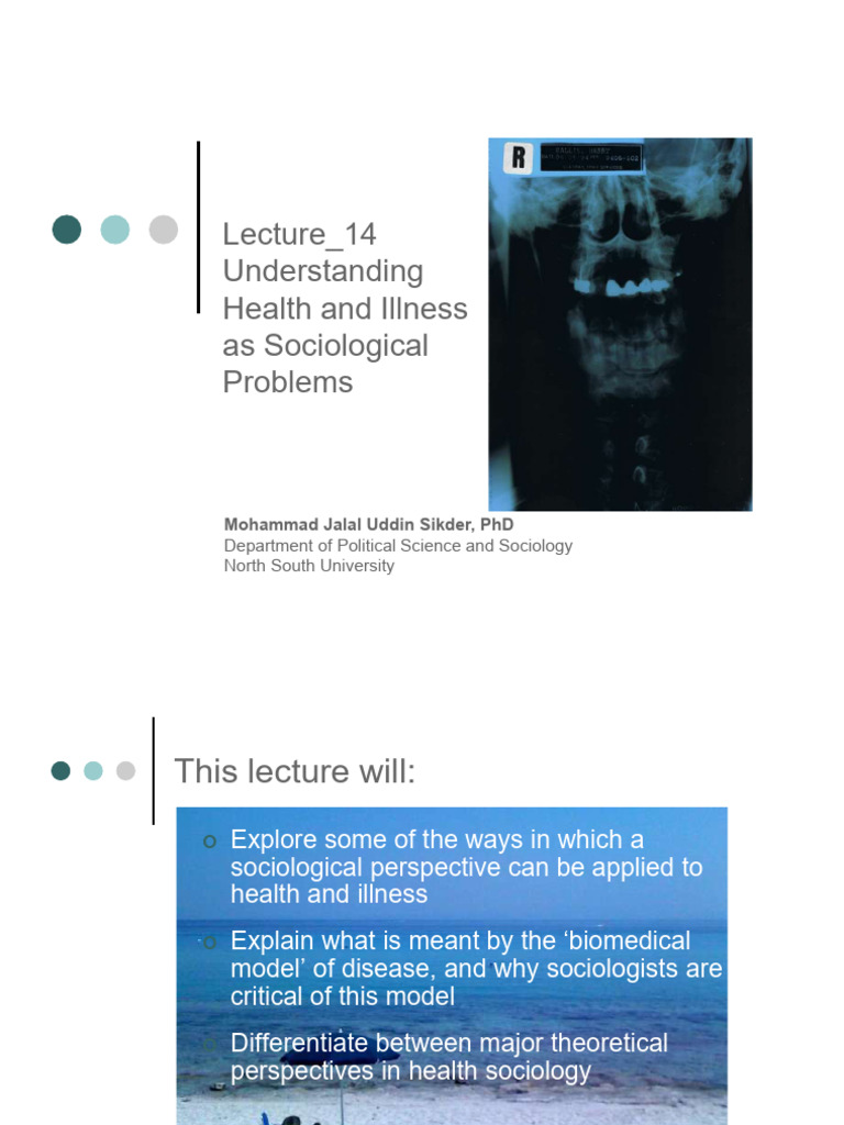 Lecture - 14 - Sociology of Health and Illness | PDF | Sociology ...