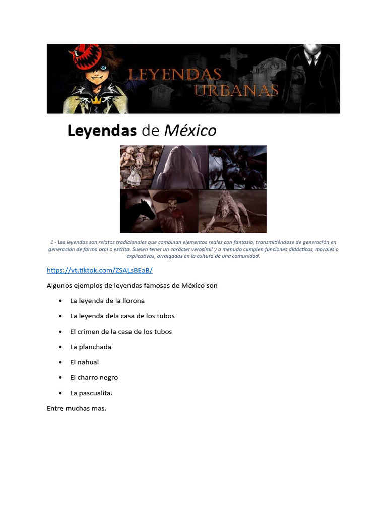 Leyendas de México | PDF