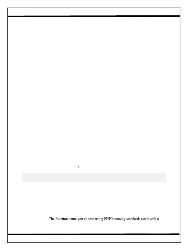 PHP Notes Unit 3 | PDF | Parameter (Computer Programming) | Php