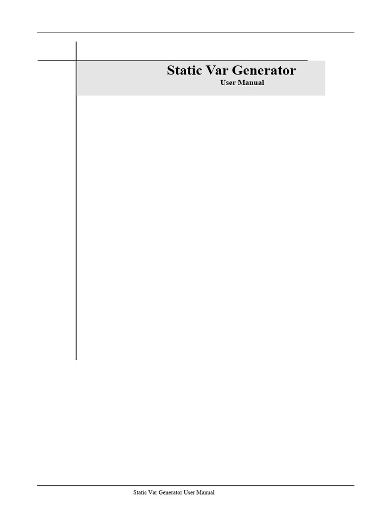 SVG High Version Module User Manual - Influx Power | PDF | Electric ...