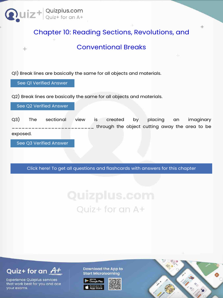Break Lines Are Basically The Same For All Objects and Materials | PDF ...