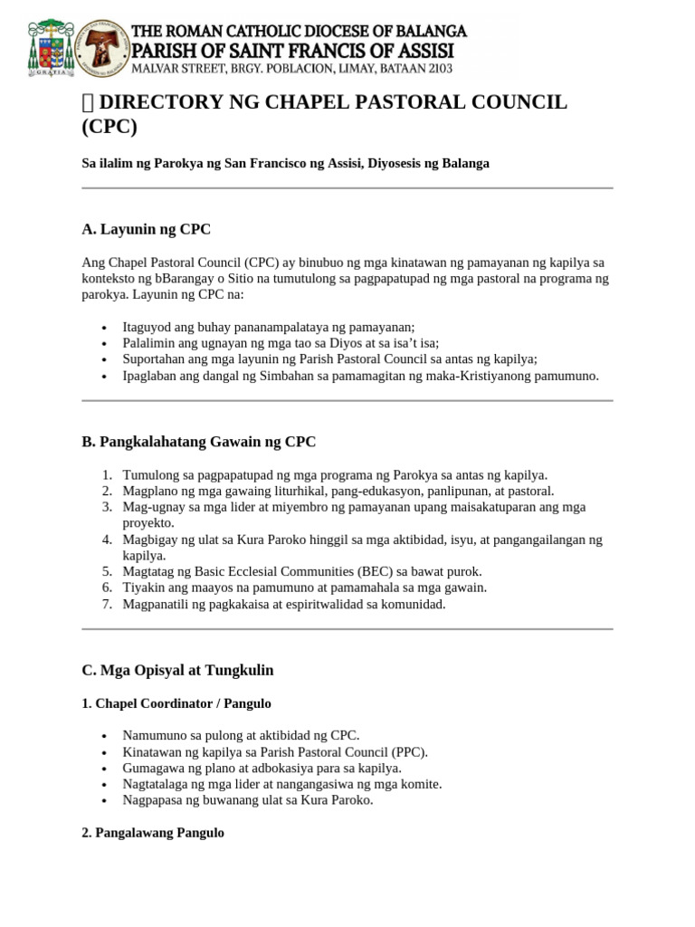 CPC Functions | PDF