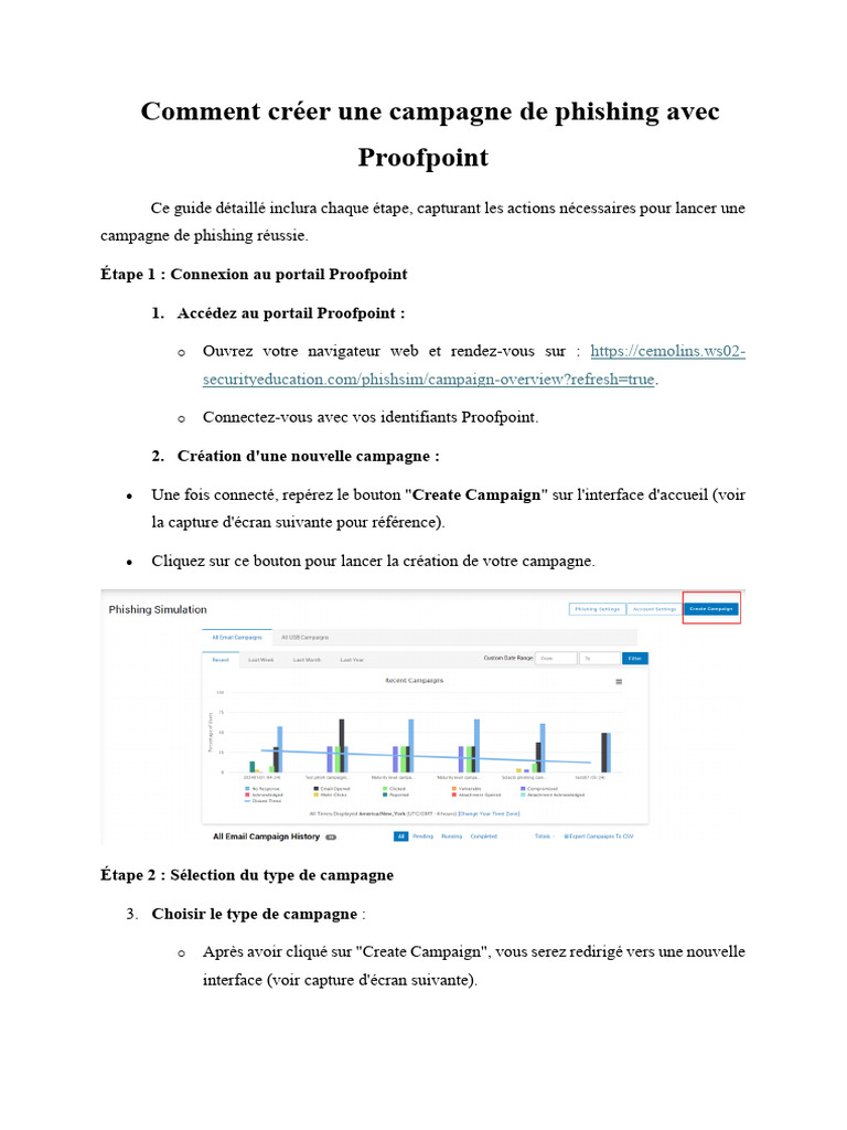 Comment Créer Une Campagne de Phishing Avec Proofpoint | PDF ...