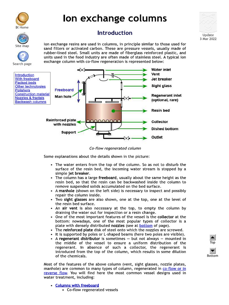 Ion Exchange Columns | PDF
