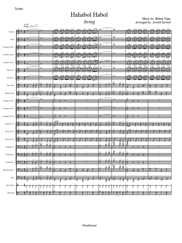 Habol - Score v1.1 | PDF | Instruments de musique