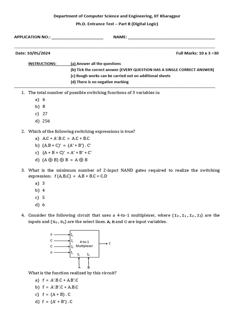 2024A - Part B | PDF