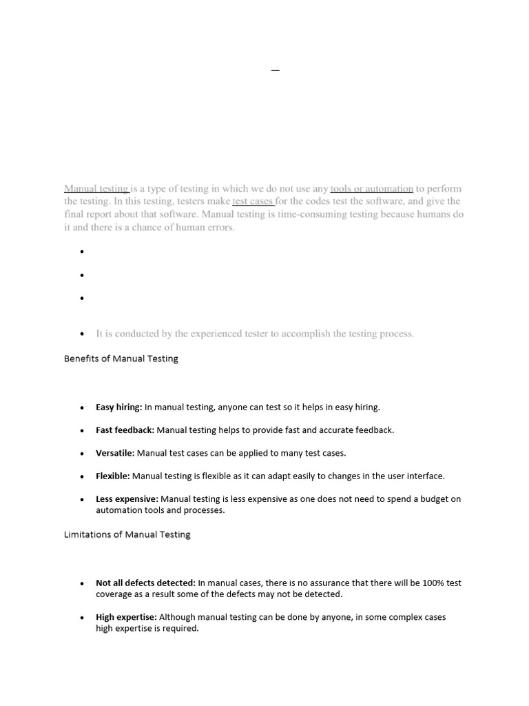 ST - UNIT 5 - Notes | PDF | Selenium (Software) | Software Testing