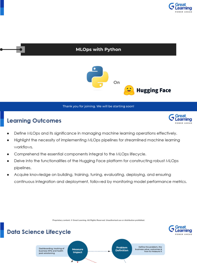 Mlops With Python Webinar 28 3 2024-2 | PDF | Machine Learning ...