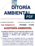 8 Auditoría Ambiental