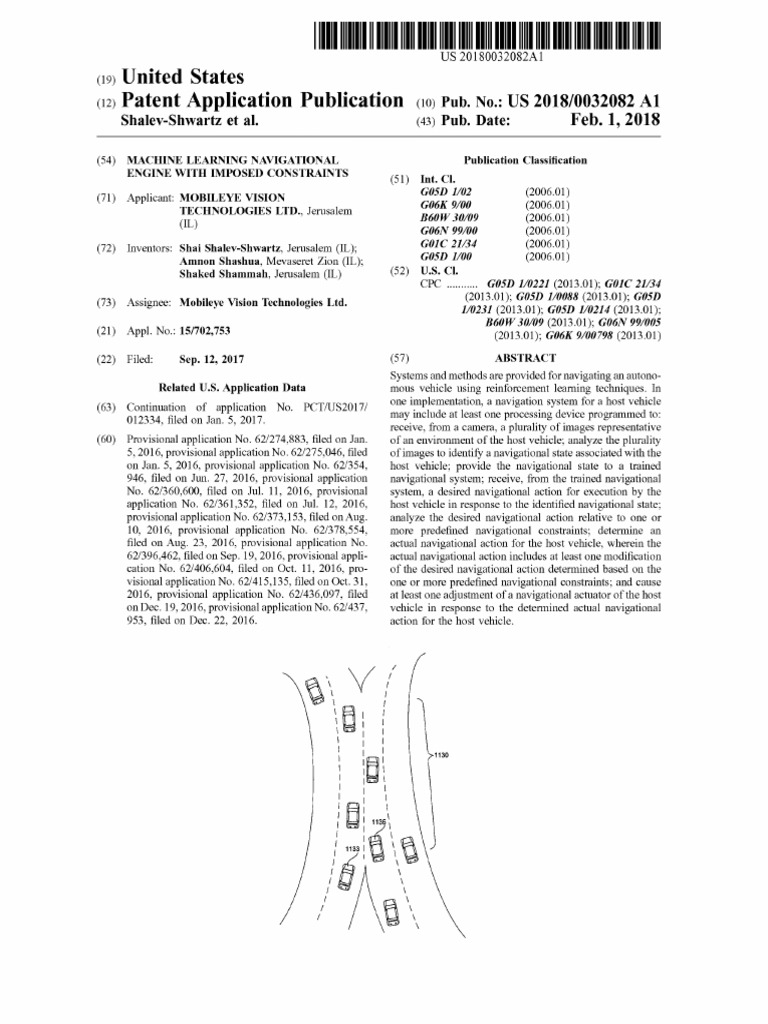 A2) Patent Application Publication Co) Pub. No.: US 2018/0032082 Al As ...