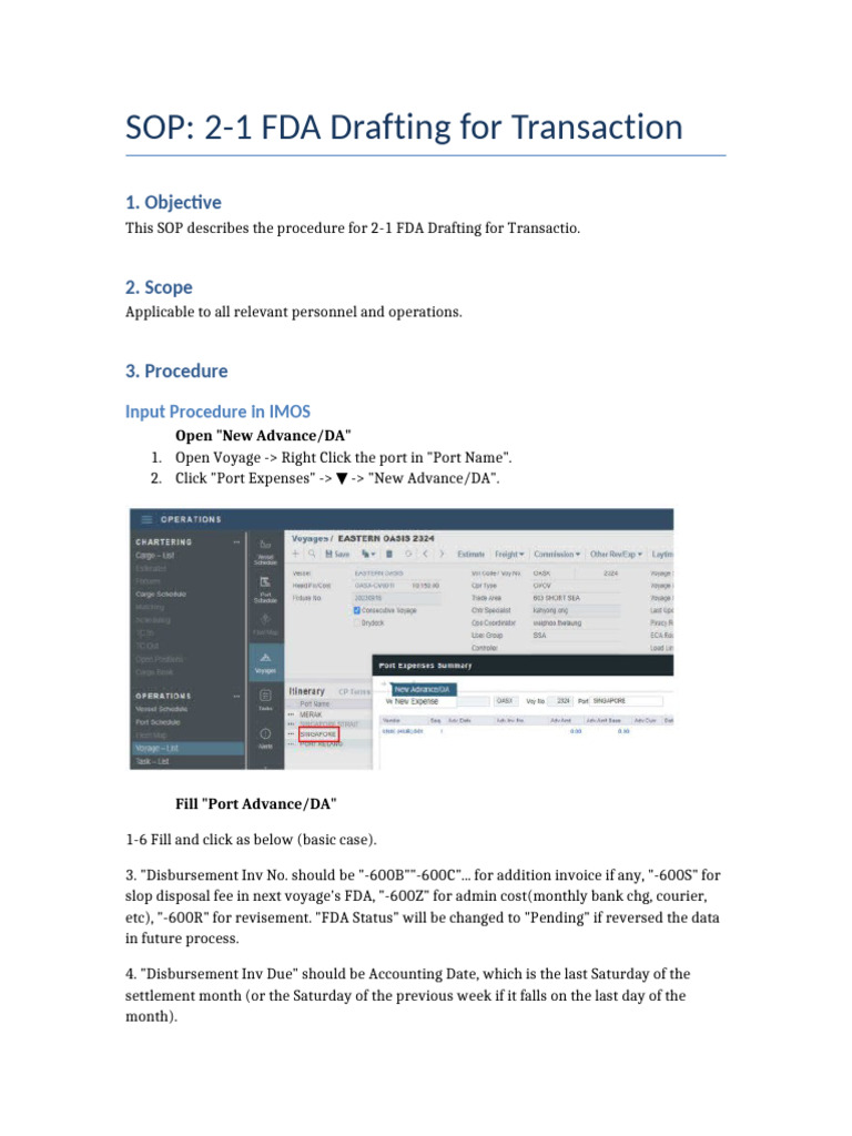 Refined SOP Output | PDF