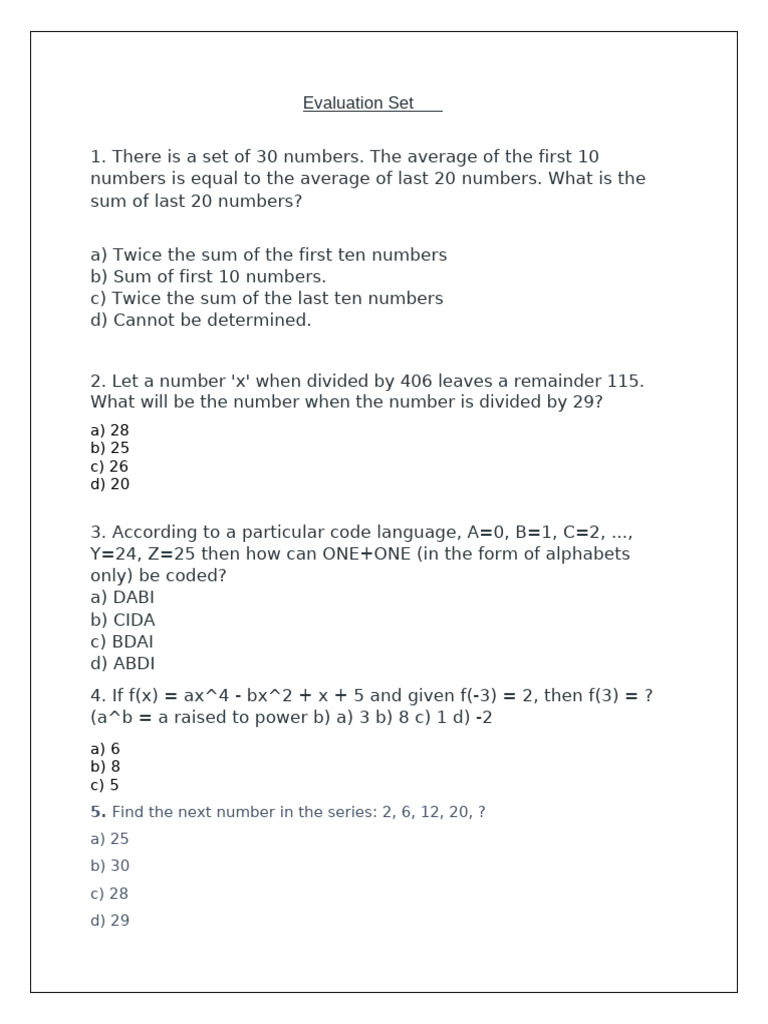 Set 1 | PDF
