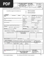 OSH Practitioner Renewal Application Form | PDF | Occupational Safety ...