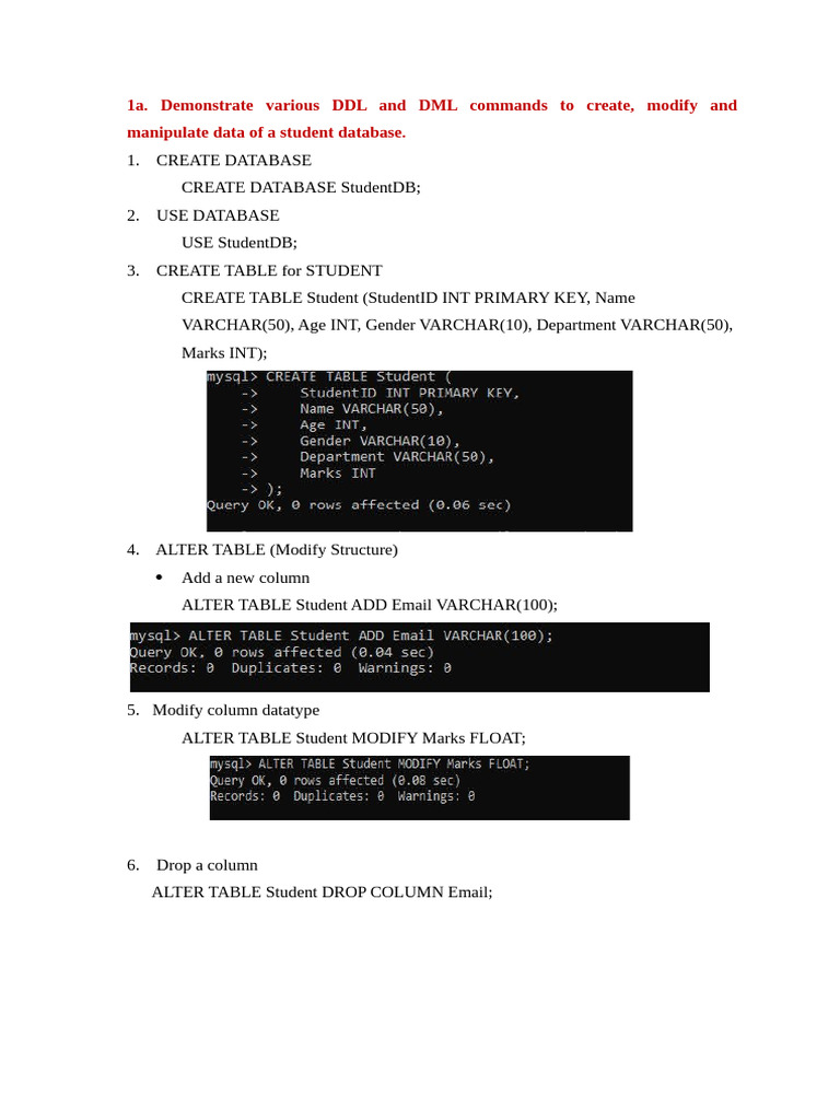 Exp1 3 | PDF | Information Retrieval | Sql