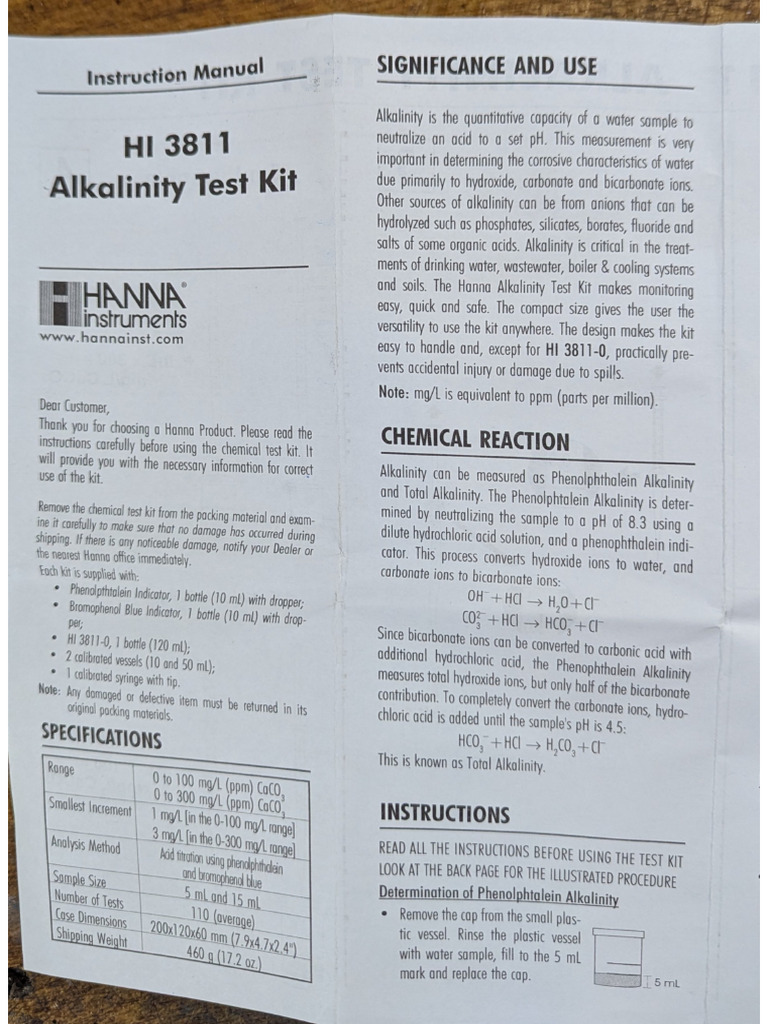 Water Testing | PDF