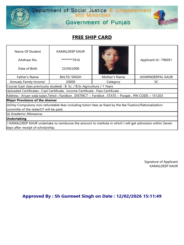 Free Ship Card | PDF