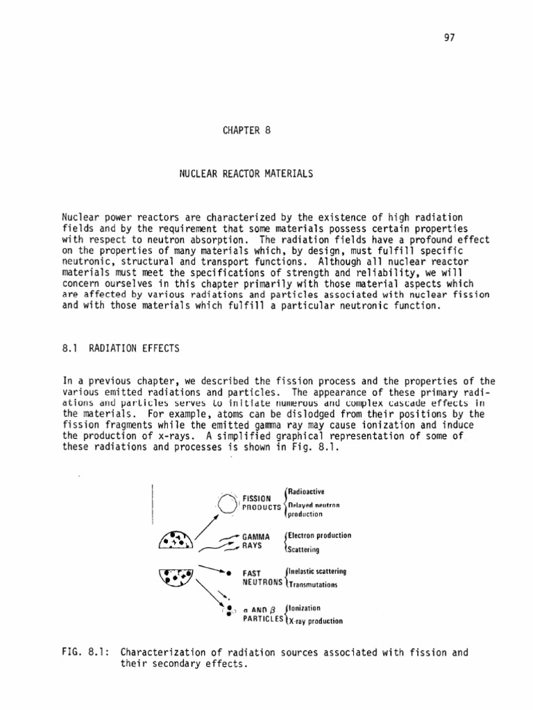Nuclear Reactor Materials | PDF | Nuclear Fuel | Radiation