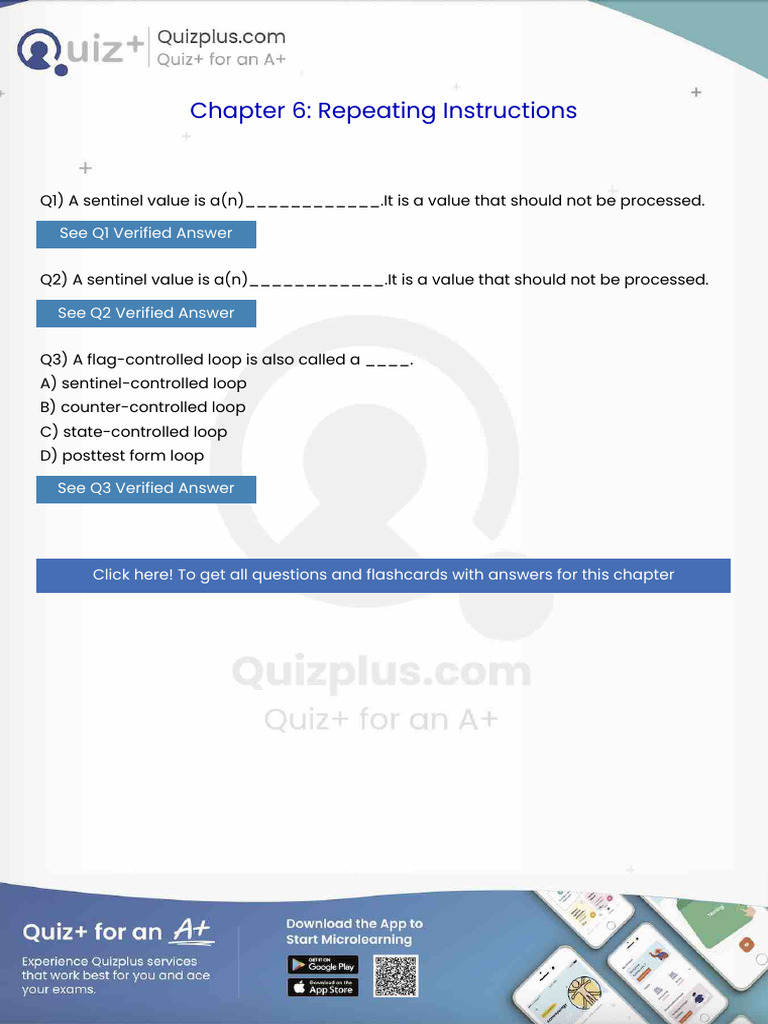 A Sentinel Value Is Anit Is A Value That Should Not Be Processed | PDF ...