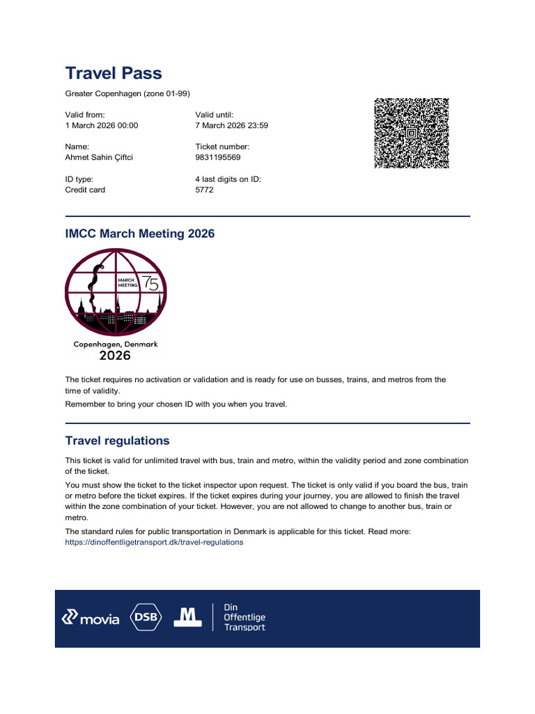 IMCC March Meeting 2026 Ticket | PDF