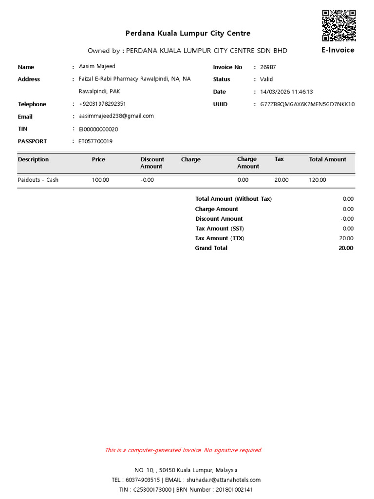 E Invoice | PDF
