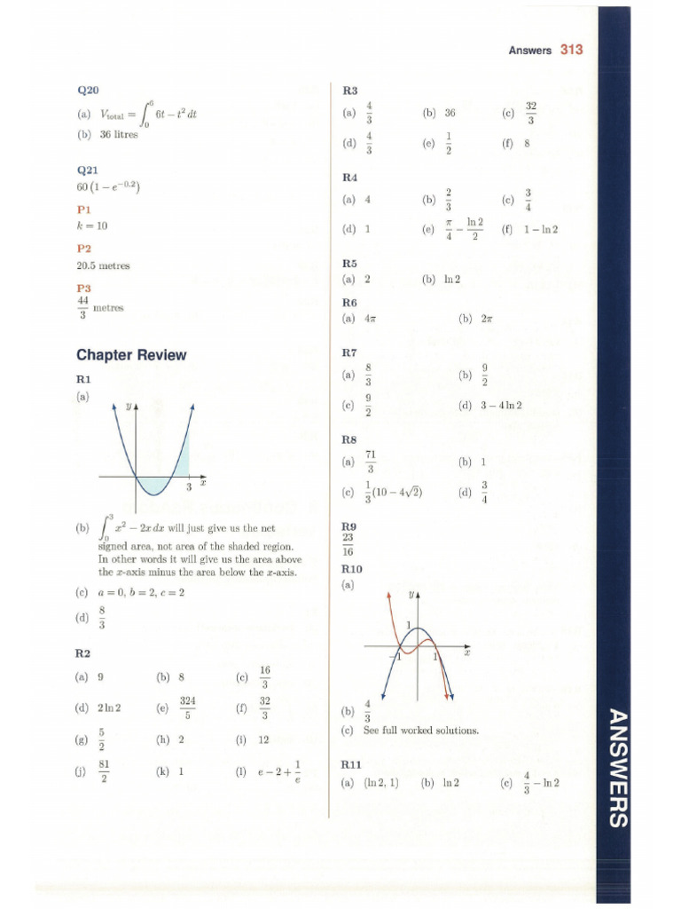 Chapter 7 Review c4 Ma Solutions | PDF