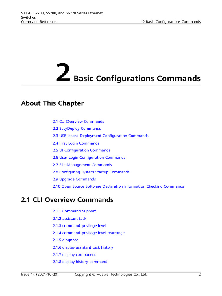 01-02 Basic Configurations Commands | PDF | Computer Network | Computer ...
