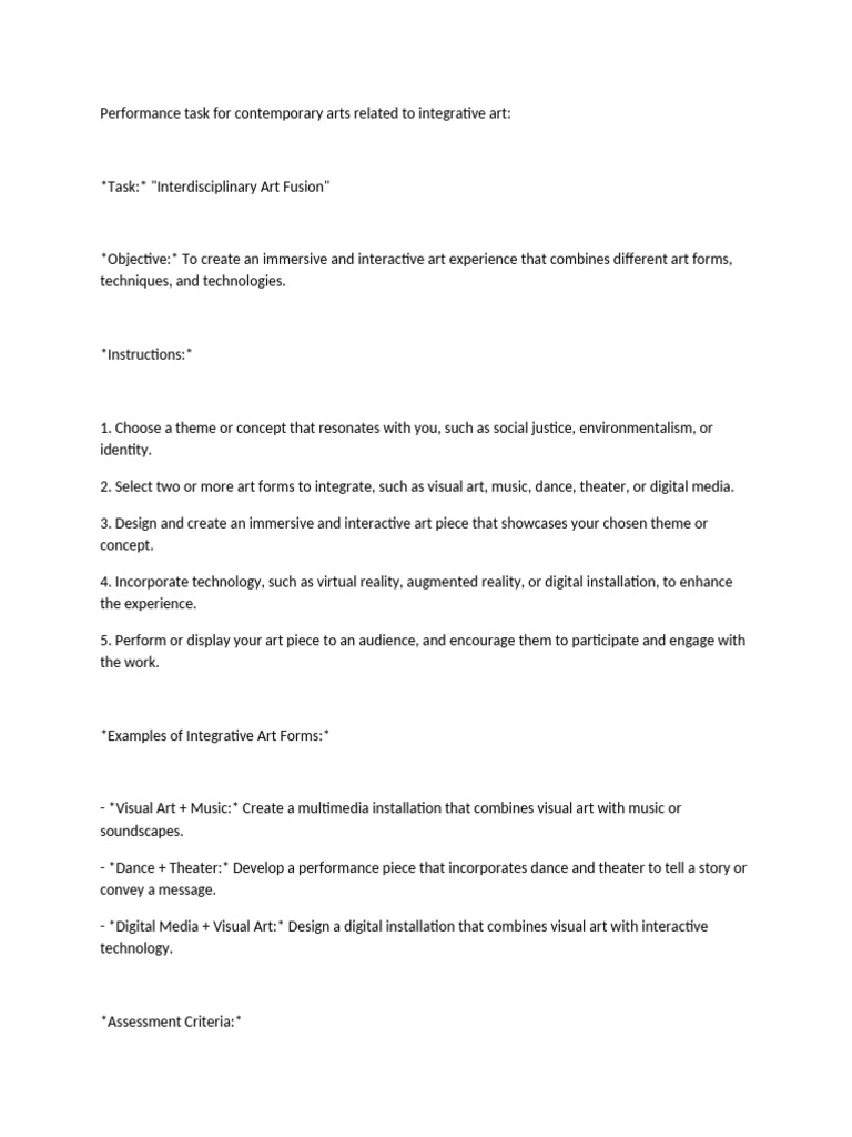Performance Task CPAR | PDF
