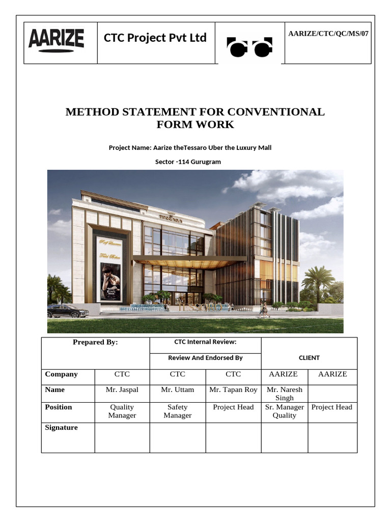 MS-07 Conventional Formwork | PDF | Mechanical Engineering | Building ...