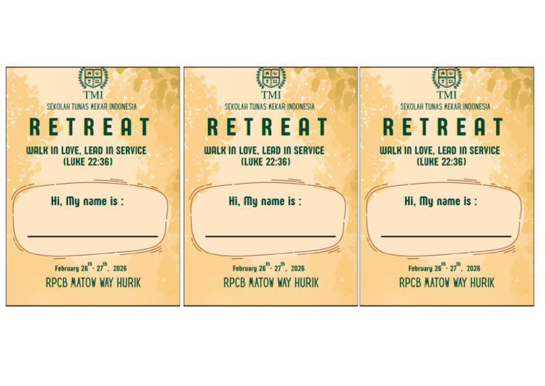 Name Tag | PDF