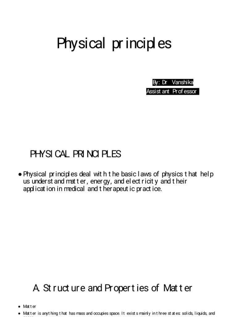 Physical Principles-1 | PDF | Electricity | Electrical Engineering