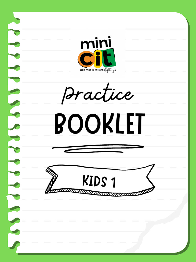 Practice Booklet - KIDS 1 | PDF