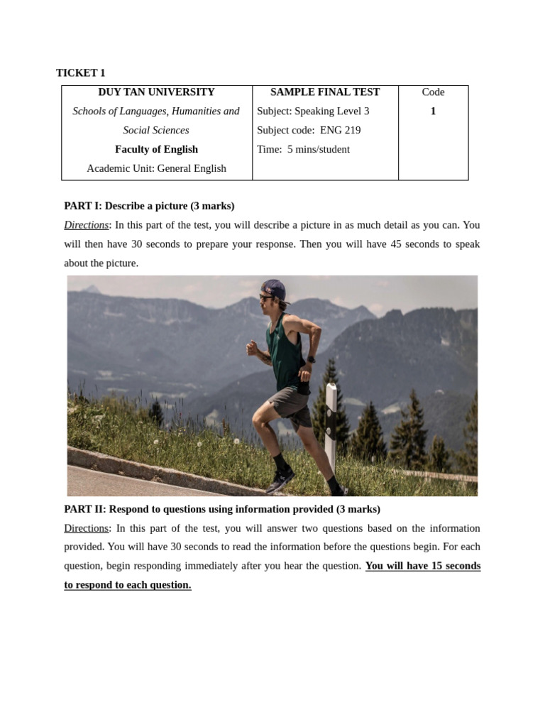 Final Sample Test 1 | PDF