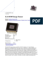 KAI-0340 Image Sensor: Interline Transfer CCD Intelligent Transportation Systems Machine Vision Scientific
