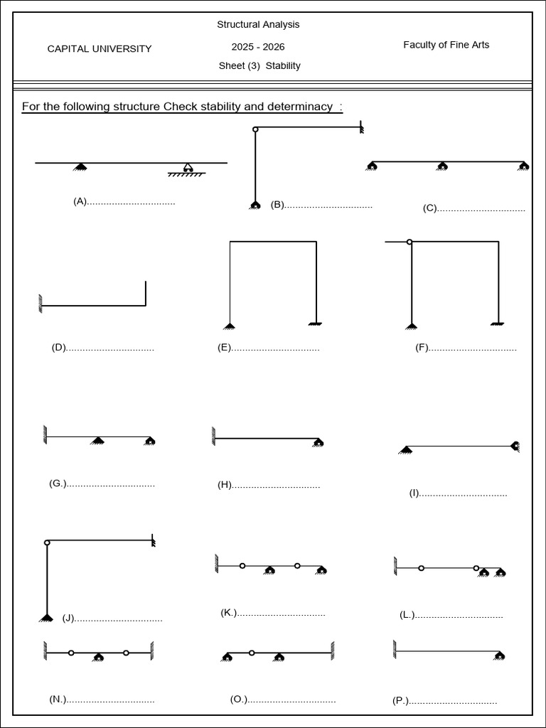 Sheet 3 Stability | PDF