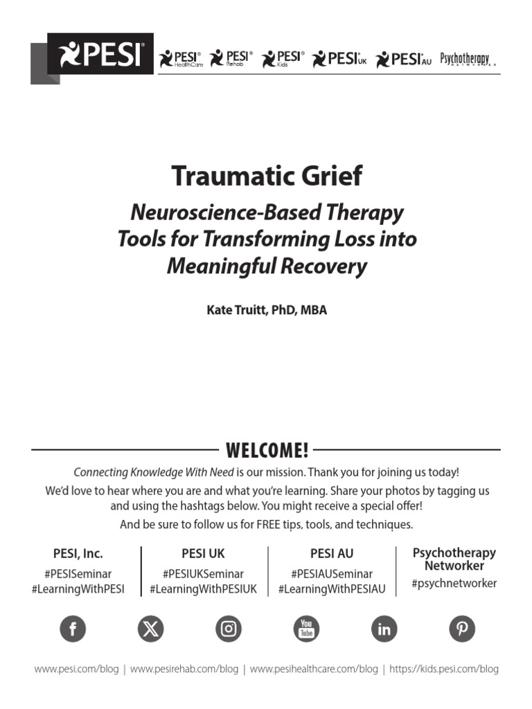 Manual Traumatic Grief | PDF | Grief | Psychological Trauma