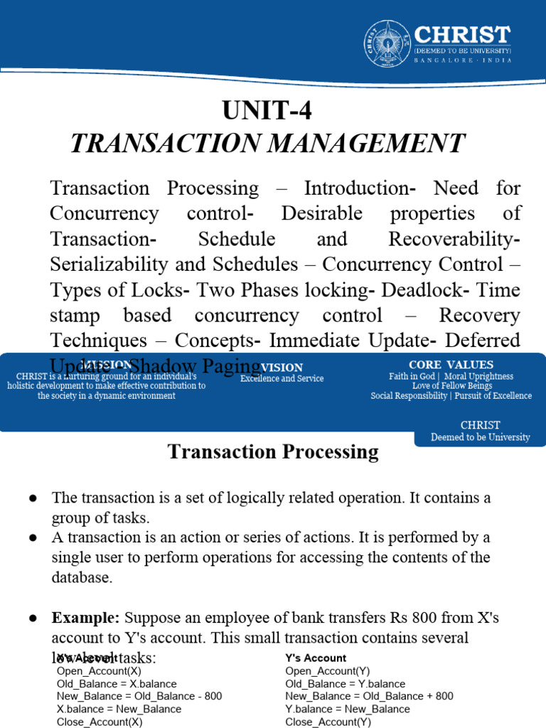 Unit 4 Reference Materials. | PDF | Database Transaction | Information ...