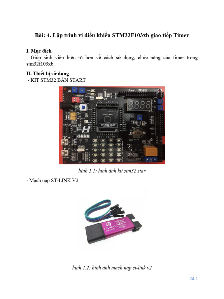 Bai 04 Stm32f103xb - Timer | PDF