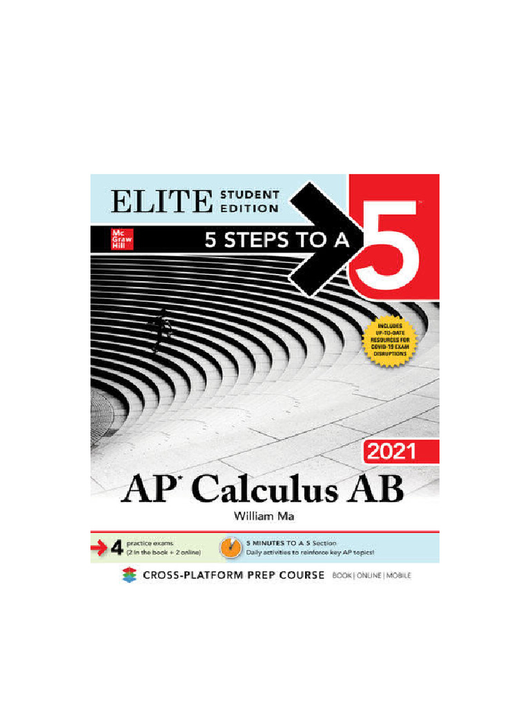 5 Steps To A 5: AP Calculus AB William Ma Kindle & PDF Formats | PDF ...