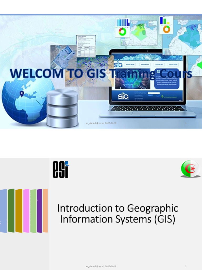 Cours1 GIS | PDF | Geographic Information System | Topography