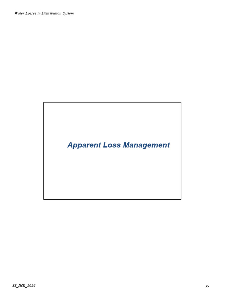 Part 1 - 2 - Apparent Loss Management and Case Studies - 2026 | PDF ...