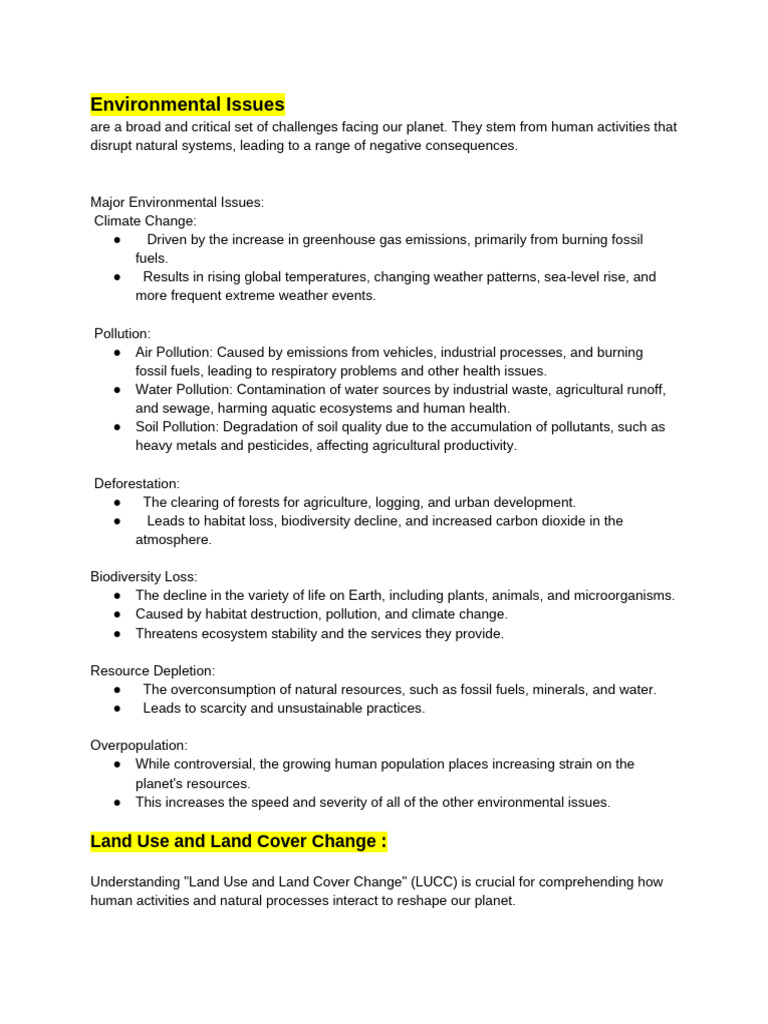 EVS Unit 2 | PDF | Sustainability | Climate Change