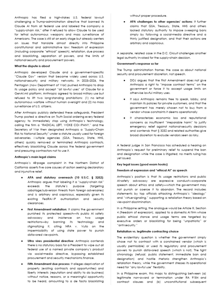 Leg Res | PDF | First Amendment To The United States Constitution ...