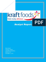 Kraft Food's Analyst Report