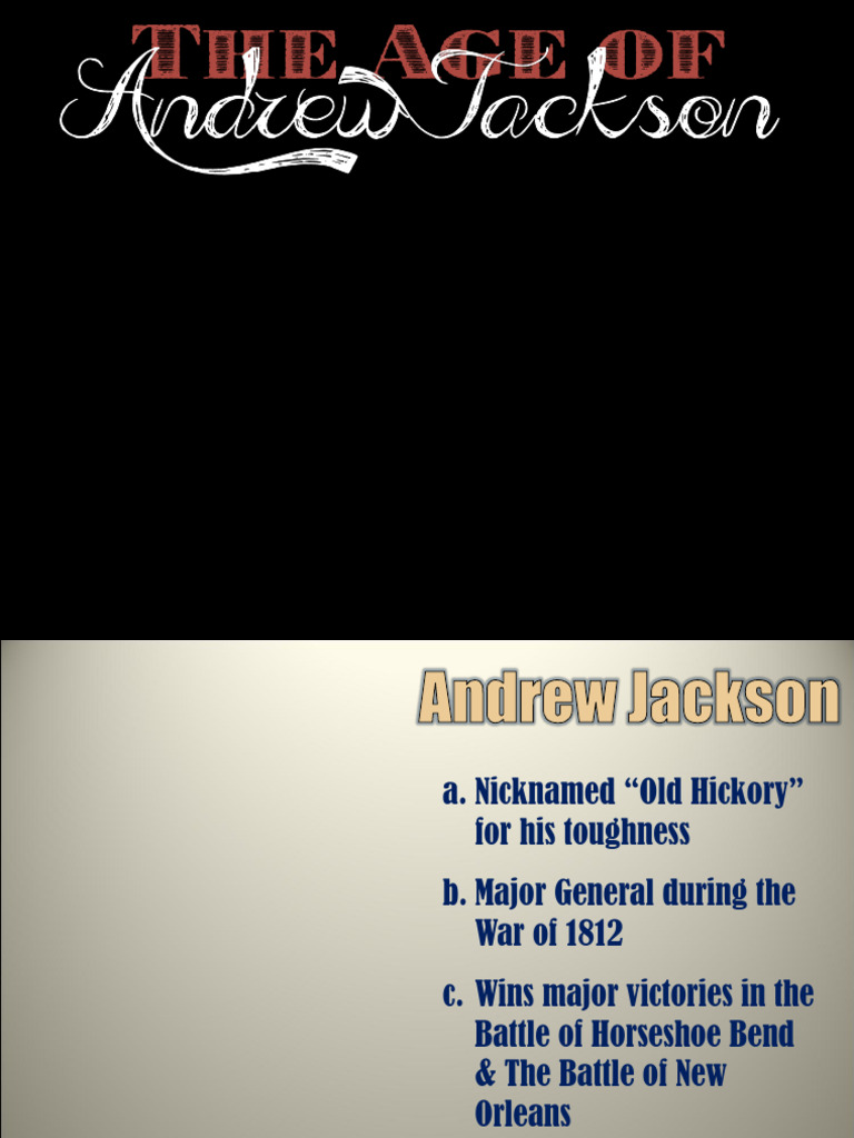 01 - Age of Jackson Notes | PDF