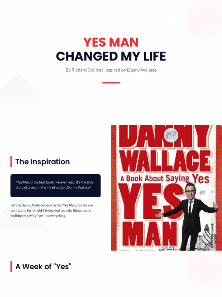 Yes Man Changed My Life | PDF