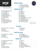 ATA Chapter List for Aircraft Maintenance | PDF